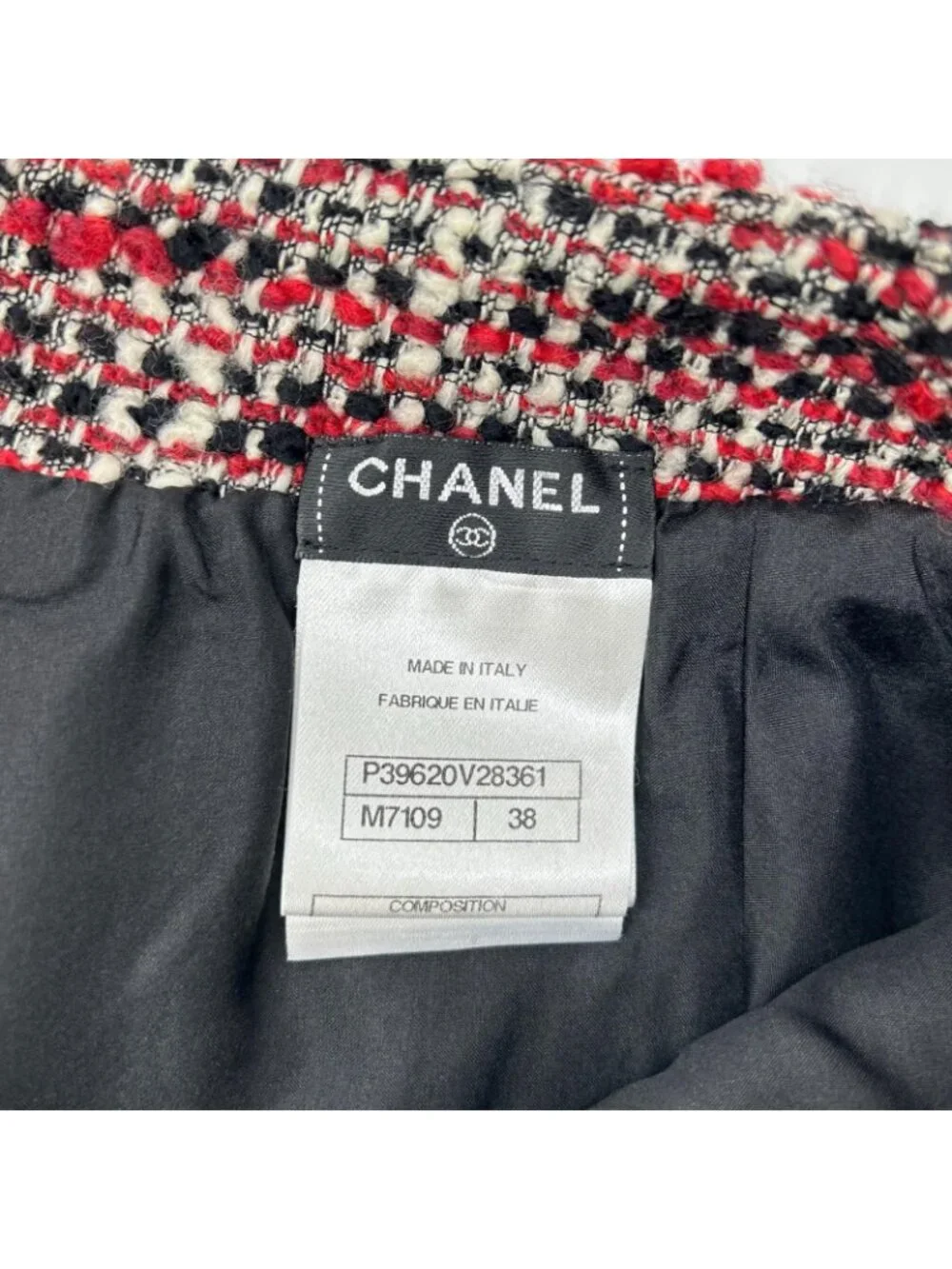 Chanel Tweed Skirt 38